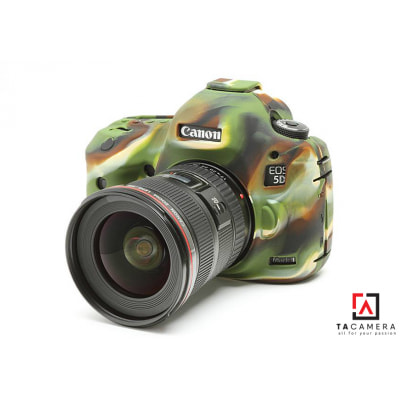 Vỏ cao su - Cover máy ảnh Canon 5DIII - 5Ds - 5Dr - Màu Camo