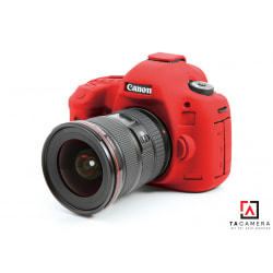 Vỏ cao su - Cover máy ảnh Canon 5DIII - 5Ds - 5Dr - Màu Đỏ