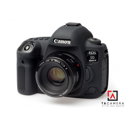 Vỏ cao su - Cover máy ảnh Canon 5DIV / 5D4 - Màu Đen