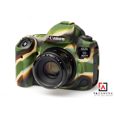 Vỏ cao su - Cover máy ảnh Canon 5DIV / 5D4 - Màu Camo