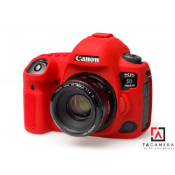 Vỏ cao su - Cover máy ảnh Canon 5DIV / 5D4 - Màu Đỏ