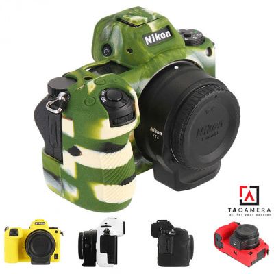 Vỏ cao su - Cover máy ảnh Nikon Z6 / Z7 - Màu Camo