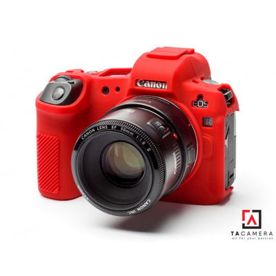Vỏ cao su - Cover máy ảnh Canon EOS R - Màu Đỏ