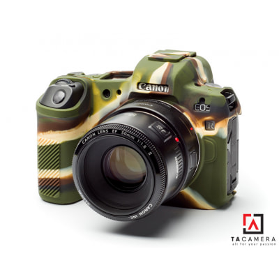 Vỏ cao su - Cover máy ảnh Canon EOS R - Màu Camo