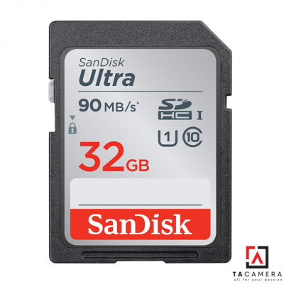 Thẻ nhớ SDHC SanDisk Ultra 600x 32GB 90MB/s (BH 24T)