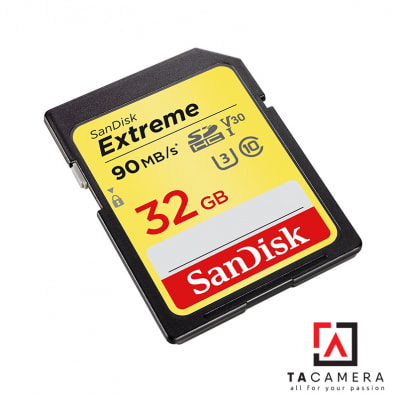 Thẻ nhớ SDHC SanDisk Extreme U3 600X 32GB 90MB/s