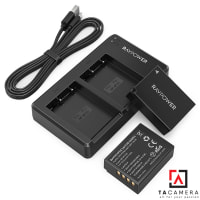 Combo 2Pin 1Sạc Đôi RAVPOWER Cổng USB Cho Fujifilm NP-W126S 1200mAh - BH 15 Tháng