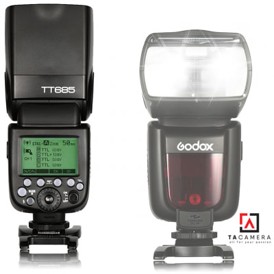 Đèn Flash Godox TT685 TTL - For Canon - Tặng kèm Omi