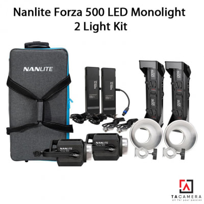 Combo Đèn LED NanLite Forza 500 2 Kit - Hàng Chính Hãng