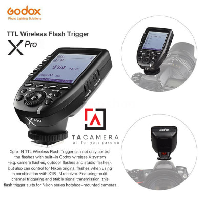 Trigger Godox Xpro Tích Hợp TTL, HSS 1/8000s - For Nikon
