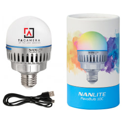 Đèn LED Nanlite PavoBulb 10C Bi-Color RGBWW LED Bulb - 1Kit