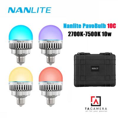 Đèn LED Nanlite PavoBulb 10C Bi-Color RGBWW LED Bulb - 4Kit