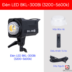 Đèn LED BKL-300Bi Ngàm Bowen - Tặng Kèm Remote