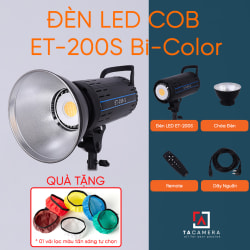 Đèn LED ET-200S Bi-Color Ngàm Bowen - Tặng Kèm Remote