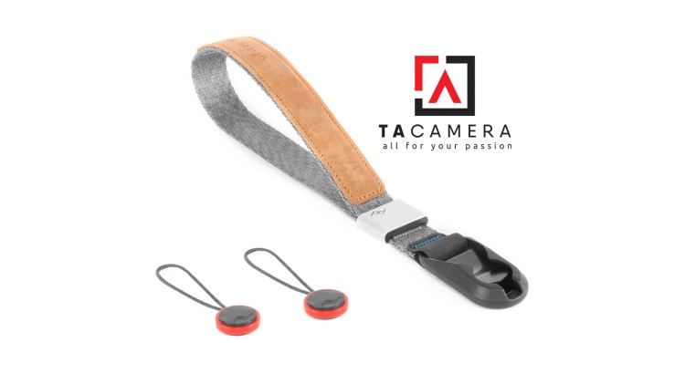 Dây Đeo Máy Ảnh Peak Design Cuff 2.0 - Wrist Strap - Chính Hãng - Màu Ash