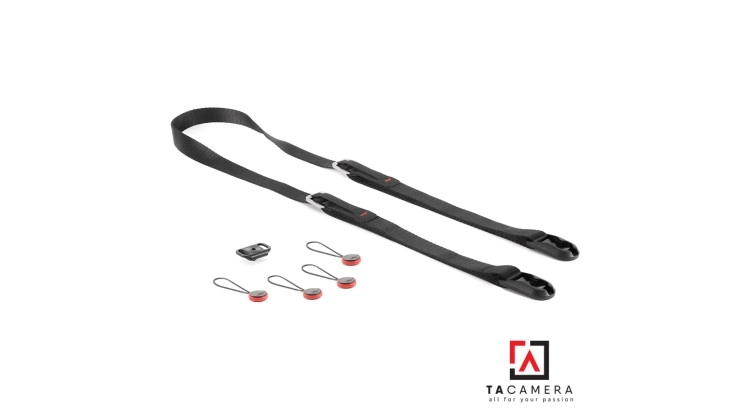 Dây Đeo Máy Ảnh Peak Design Leash 2.0 - Camera Strap - Chính Hãng - Màu Đen (Bản nhỏ)