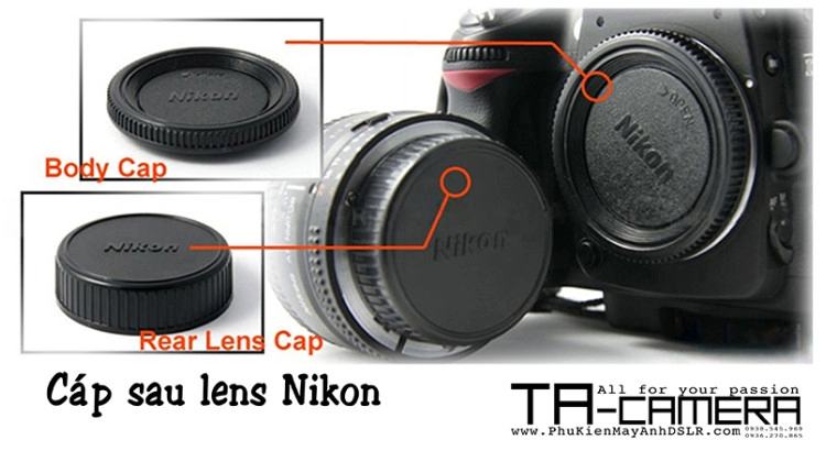 Bộ Nắp Cáp Body Và Lens Nikon