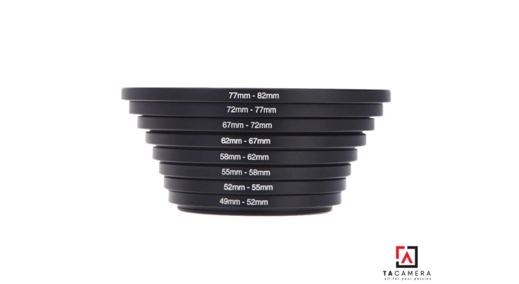 Vòng Chuyển Filter - Step Ring Up - Combo Bộ Từ Size 49mm - 82mm
