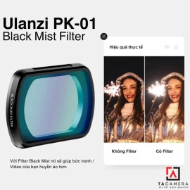 Filter Black Mist Cho DJI Osmo Pocket 3 - Ulanzi PK-01