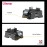 Bộ Đế 3 Trong 1 Tích Hợp Cổng Sạc Nhanh Ulanzi PK-10 Dành Cho DJI Pocket 3