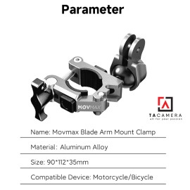 Movmax Blade Arm Mount Clamp