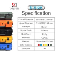 Vali Chống Sốc - Chống Nước Smriti S5129 Đựng Thiết Bị Quay Phim, Chụp Ảnh, Đồ Cá Nhân - Loại Nhỏ