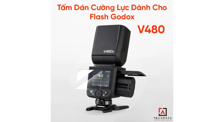 Tấm Dán Cường Lực Dành Cho Flash Godox: V480