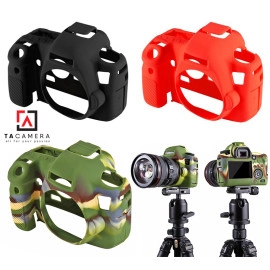 Vỏ cao su - Cover máy ảnh Canon 6 - màu Đen