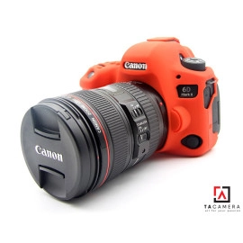 Vỏ cao su - Cover máy ảnh Canon 6Dii - 6D2 - Màu ĐỎ