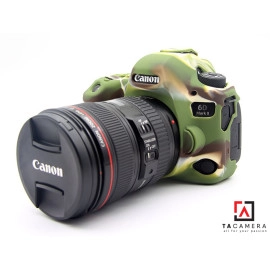 Vỏ cao su - Cover máy ảnh Canon 6Dii - 6D2 - Màu Camo