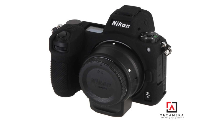 Vỏ cao su - Cover máy ảnh Nikon Z6 / Z7 - Màu Đen