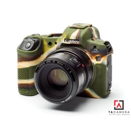 Vỏ cao su - Cover máy ảnh Canon EOS R - Màu Camo