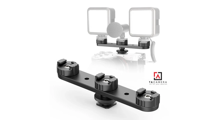 Gá Đỡ Mở Rộng Ulanzi PT-23 Kèm 3 Ngàm Gắn, Xoay 180 Độ