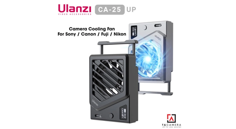 Quạt Tản Nhiệt Cho Máy Ảnh - Ulanzi CA25 - Mẫu Mới Nâng Cấp