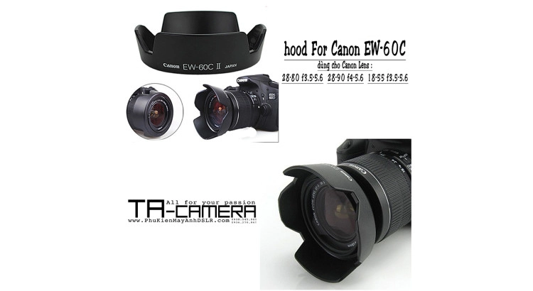Lens hood for Canon EW-60C II
