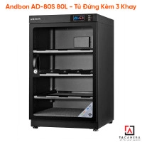 Tủ Chống Ẩm Máy Ảnh Andbon AD-80S 80L - Tủ Đứng Kèm 3 Khay
