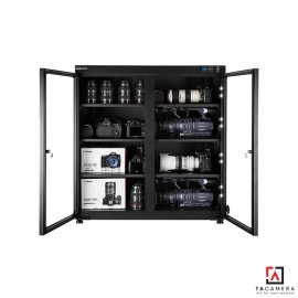 Tủ Chống Ẩm Máy Ảnh Andbon AD-250S - 250L 8 Ngăn 6 Khay Có Thể Điều Chỉnh