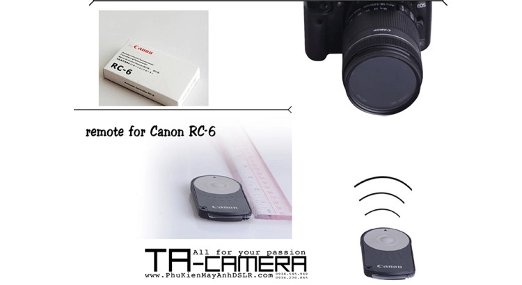 Remote máy ảnh for Canon RC-6