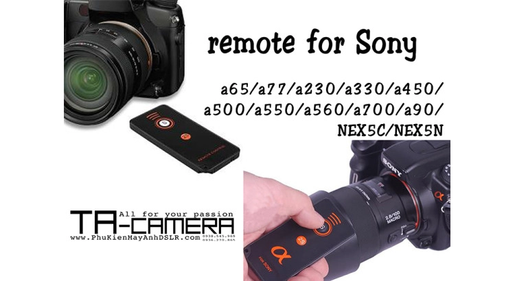 Remote máy ảnh for Sony