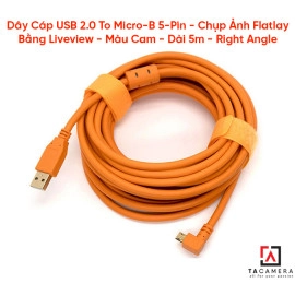 Dây Cáp USB 2.0 To Micro-B 5-Pin - Chụp Ảnh Flatl..