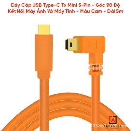 Dây Cáp Type-C To Mini 5-Pin - Chụp Ảnh Flatlay B..
