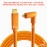 Dây Cáp Type-C To Mini 8-Pin - Chụp Ảnh Flatlay Bằng Liveview - Màu Cam - Dài 5m - Right Angle