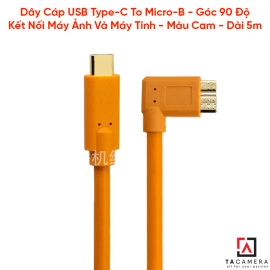 Dây Cáp Type-C To Micro-B - Chụp Ảnh Flatlay Bằng..