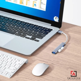 Hub Chia Cổng Type C Ra 4 Cổng USB 3.0 TA21137a