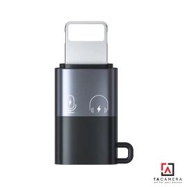 Đầu Chuyển Đổi Cổng Type-C Sang Lightning - Hỗ Trợ Mic Thu Âm