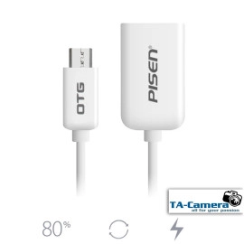 Cáp OTG Pisen - Chuyển Hình Từ Máy Ảnh Sang Điện Thoại Android -  Micro USB