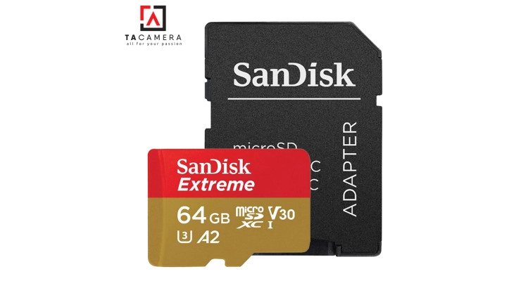 Thẻ Nhớ MicroSDXC SanDisk Extreme V30 A2 64GB 160MB/s (BH 24T)