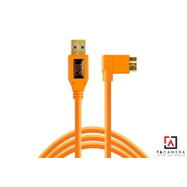 Dây TetherPro USB 3.0 To Micro-B Right Angle -  Màu Cam - Dài 4,6m