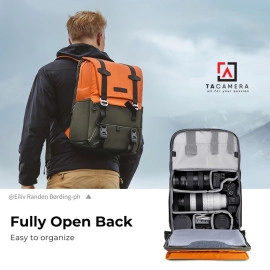 Balo Máy Ảnh KF KF13.087 V1 Cam 20L