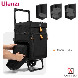 Xe Đẩy Vali Kéo Thiết Bị Chụp Hình Ngoại Cảnh Ulanzi BT-03 Kiêm Balo Đa Năng